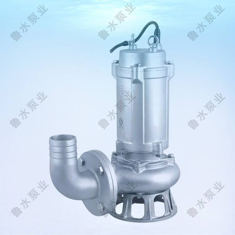 WQP型不(bu)鏽鋼無堵塞潛水(shui)泵